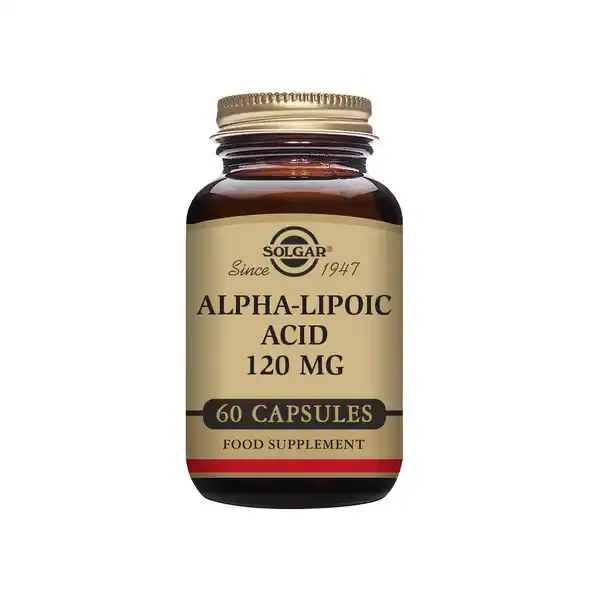 Solgar Ácido Alfa-Lipóico 120mg 60 VCáps Solgar Ácido Alfa-Lipóico 120mg 60 VCáps