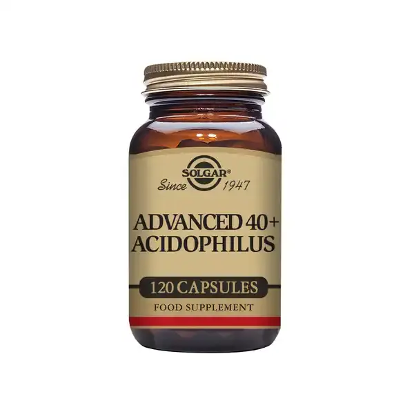 Solgar Advanced 40+ Acidophilus 120 VCáps Solgar Advanced 40+ Acidophilus 120 VCáps