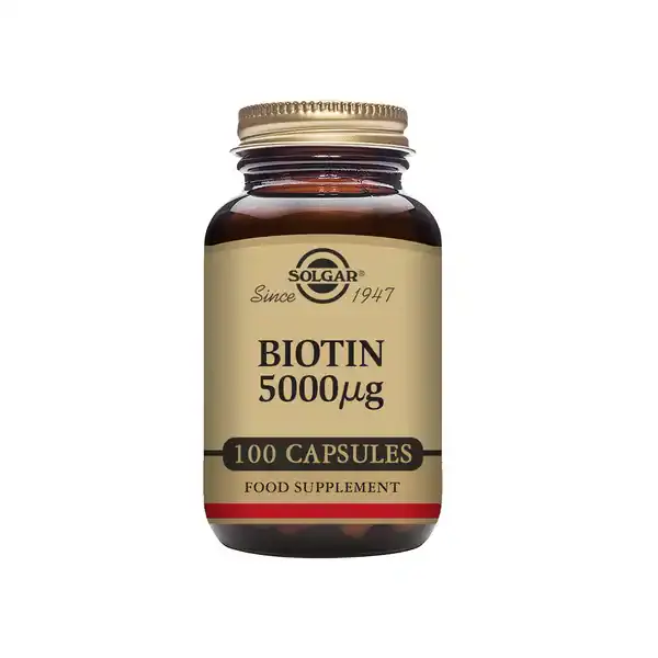 Solgar Biotina 5000 µg 100 Vegan Cáps