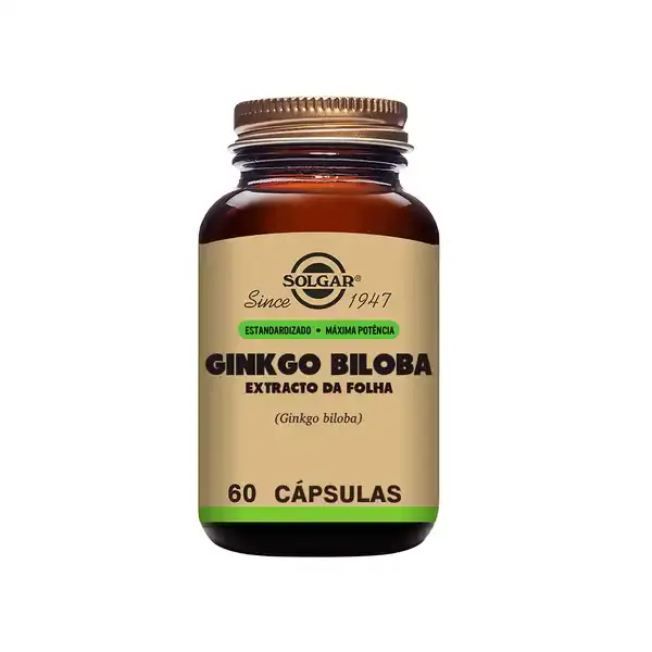 Solgar Extracto de Hoja de Ginkgo Biloba 60 VCáps