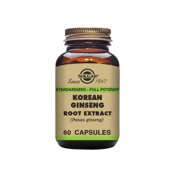 Solgar Extracto de Ginseng Coreano 60 VCáps Solgar Extracto de Ginseng Coreano 60 VCáps