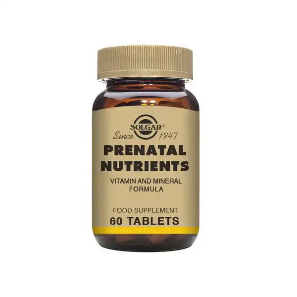 Solgar Nutrientes Prenatales 60 Tabs Solgar Nutrientes Prenatales 60 Tabs
