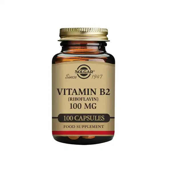 Solgar Vitamina B2 (Riboflavina) 100 mg 100 VCáps
