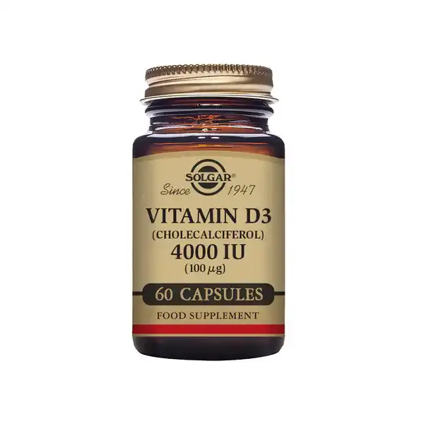 Solgar Vitamina D3 4000 UI 100 ¬µg 60 Veg. Cáps Solgar Vitamina D3 4000 UI 100 ¬µg 60 Veg. Cáps