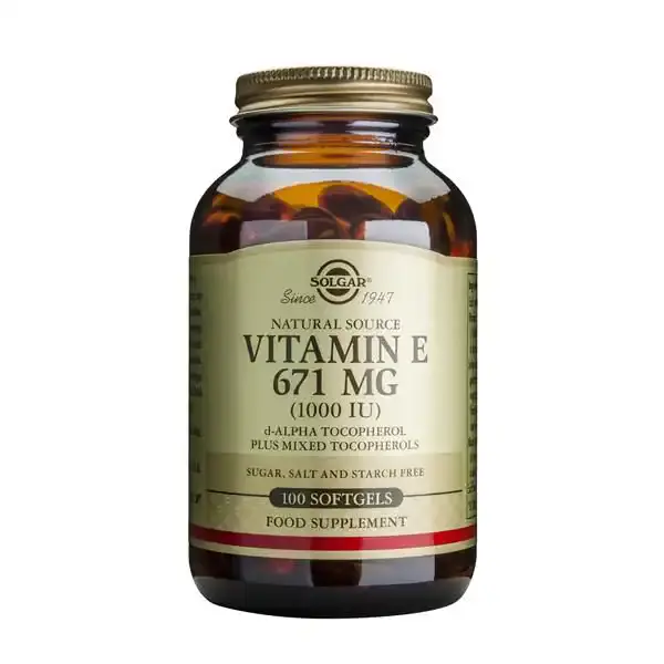 Solgar - Vitamina E 671 Mg (1000 Ui) - 100 Softgels