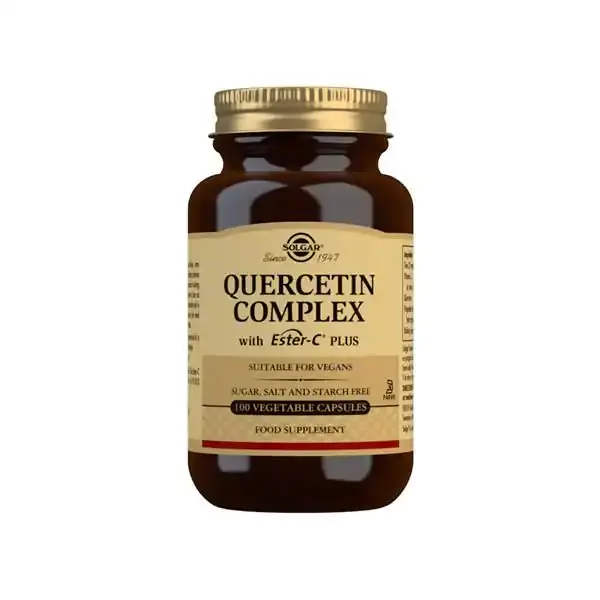 Solgar Quercitina Complex con Ester-C® Plus - 100 Vegetable Capsules Solgar Quercitina Complex con Ester-C® Plus - 100 Vegetable Capsules