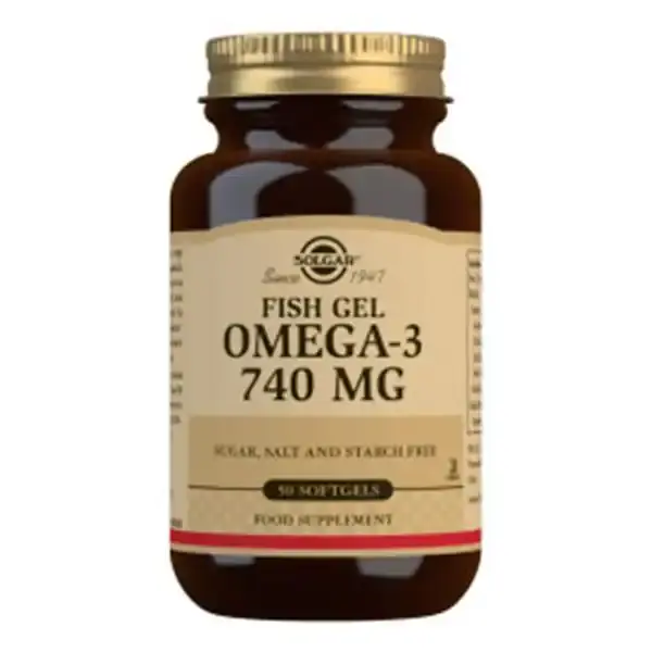 Solgar - Fish Gel omega-3 740 mg - 50 cápsulas blandas Solgar - Fish Gel omega-3 740 mg - 50 cápsulas blandas