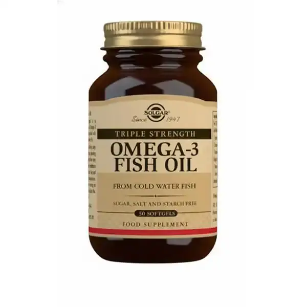 Solgar Omega-3 Triple Concentración - 50 Softgels Solgar Omega-3 Triple Concentración - 50 Softgels
