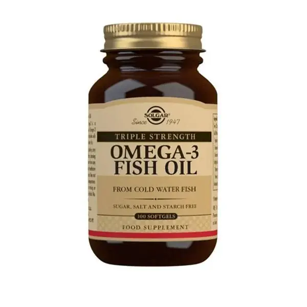 Solgar Omega-3 Triple Concentración - 100 Softgels
